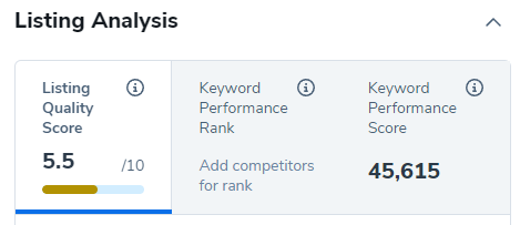 Listing Builder Video: How to Measure Your Listing's Amazon SEO Score ...