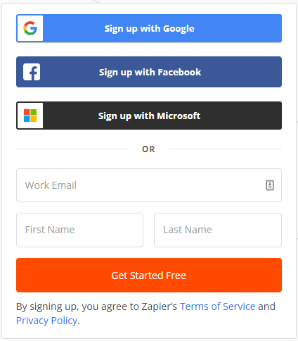 Log in to your Zapier account as explained above.